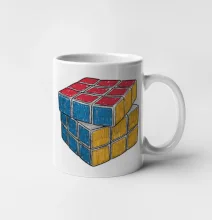 Rubikova kocka kreslená