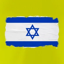 Izraelská vlajka plagát