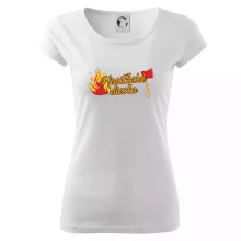 Hasičšské dievča oheň a sekera