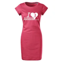 I love running dievča