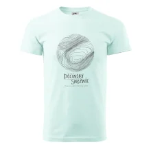 Děčínský Sněžník - vrstevnice v kruhu