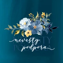 Nevesty podpora kvety modré