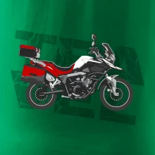 Cestovná enduro červená Cestovná enduro červená