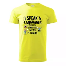 I speak 4 language - Petanque