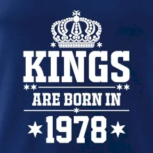 Kings are born in 1978 Kings are born in 1978