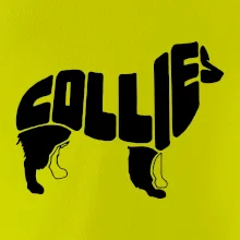 Border kólia písmo v tele