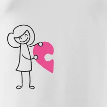 Párové tričká puzzle postavička