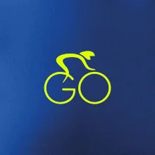 GO - Fluo cyklista malý