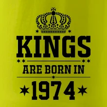 Kings are born in 1974