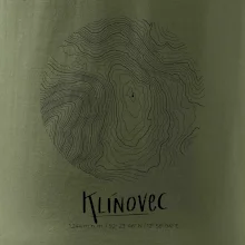 Klínovec - vrstevnice v kruhu