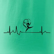 EKG moderná gymnastika stuha