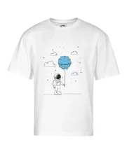 Astronaut s balónikom