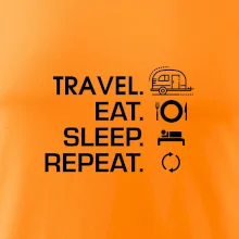 Eat sleep travel - Malý príves Eat sleep travel - Malý príves