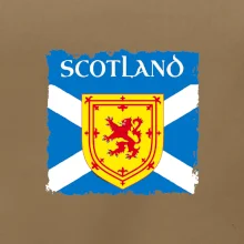 Škótska vlajka s erbom leva