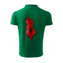 Mapa Albánsko reliéf hôr