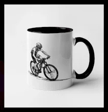 MTB kreslený cyklista MTB kreslený cyklista