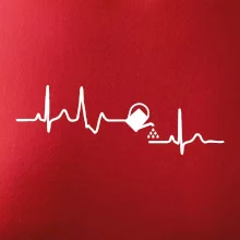 EKG záhrada - kanva EKG záhrada - kanva