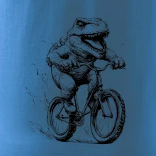 Naštvaný Dinosaurus na bicykli