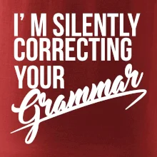 Correcting grammar