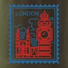 Londýn známka jednoduchá