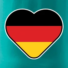 Germany love veľké - Nemecká vlajka Germany love veľké - Nemecká vlajka