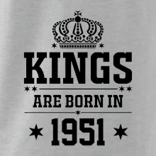 Kings are born in 1951