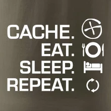 Eat sleep repeat Cache
