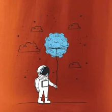 Astronaut s balónikom Astronaut s balónikom