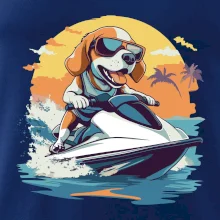 Bígel na vodnom skútri