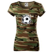 Futbalová lopta v triku Futbalová lopta v triku