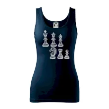 Šachové figúrky kreslené