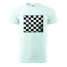 Šachovnica čierna kreslená