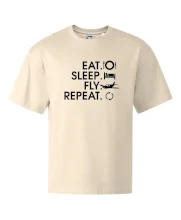 Eat sleep fly repeat