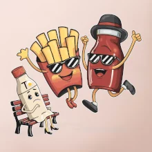 Súboj o hranolky kečup tatárka