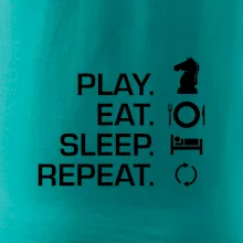 Eat sleep play - šach Eat sleep play - šach