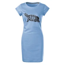 Ceruzkou kreslená korytnačka