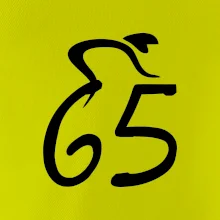 Cyklista oslavuje šesťdesiatpäťku (65)