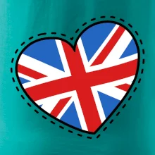 Británia srdce prsník