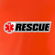 Záchranár rescue kríž červený Záchranár rescue kríž červený