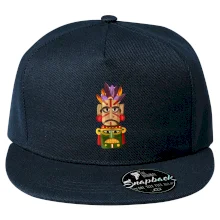 Mayová maska s perím