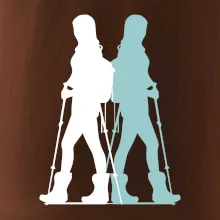 Nordic walking figúry - žena