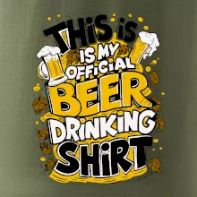 This Is My Official Drinking Shirt - chmel