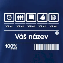 Čárový kód - Vlastní text