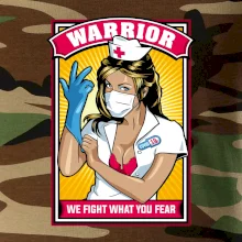 Corona Nurse warrior Corona Nurse warrior