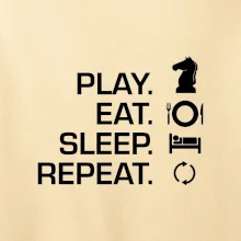 Eat sleep play - šach