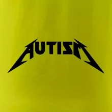 Autism rock nápis