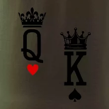 King & Queen logo na prso
