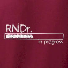 In progress titul RNDr. doktor / doktorka prírodných vied