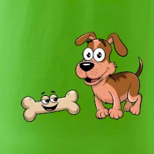 Parové tričko - Pes a kosť