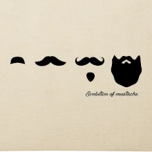 Evolution mustache